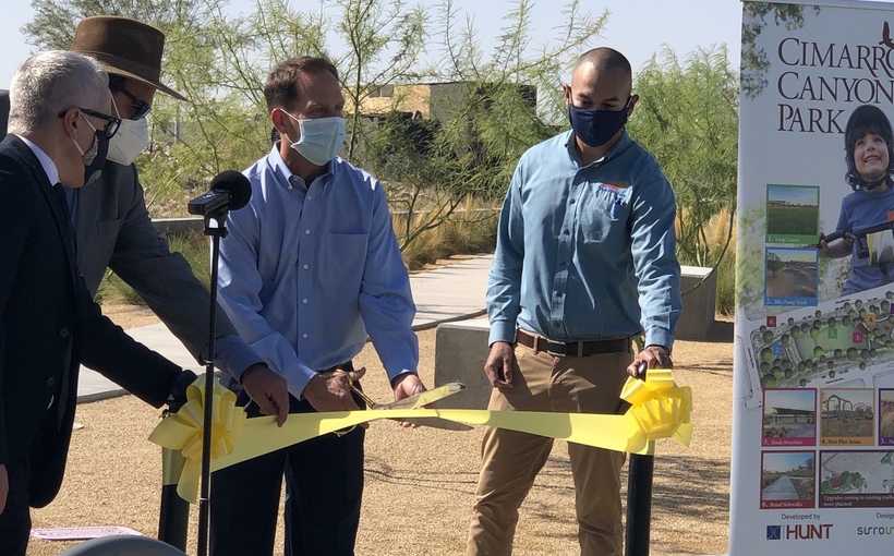Hunt Communities Opens Park in Cimarron Development