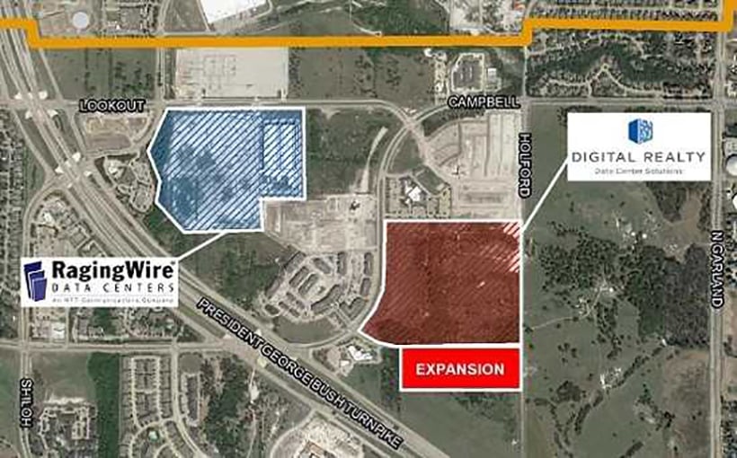 Digital Realty $1B Data Center Expands to 64 Acres