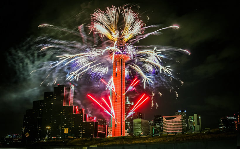 New Year’s Eve in Dallas: Bright Lights, Big Booms