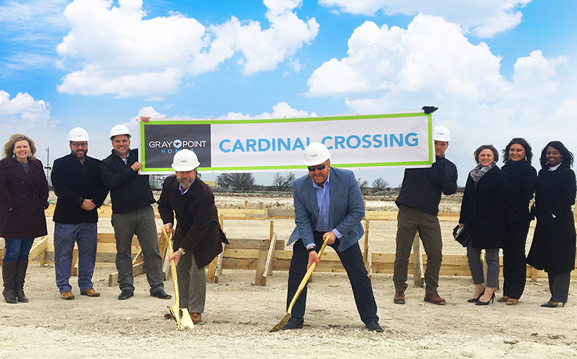 Construction Begins on 187-Unit Cardinal Crossing Townhomes