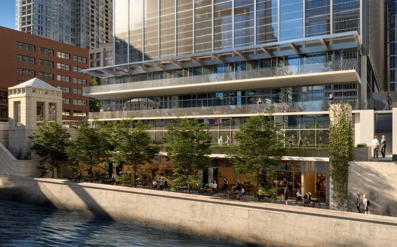 Hines to Add Four-Level Food Venue on Chicago Riverfront
