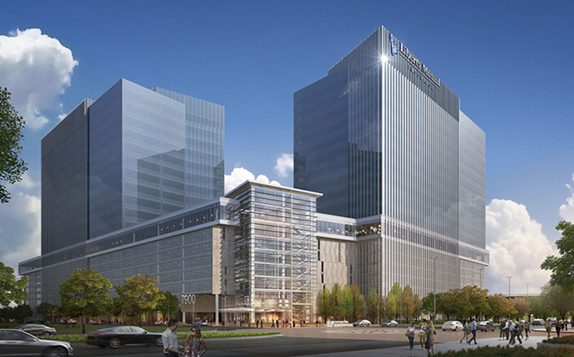 1M-SF Liberty Mutual Campus Tops Out