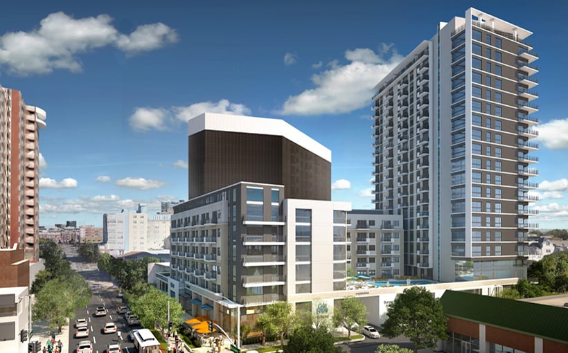 261-Unit M-Line Tower Tops Out