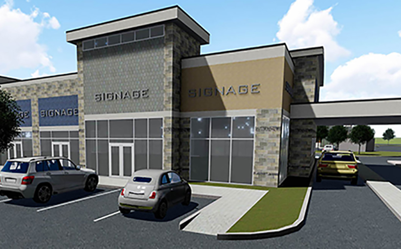 Construction Underway on Corner Stone Plaza