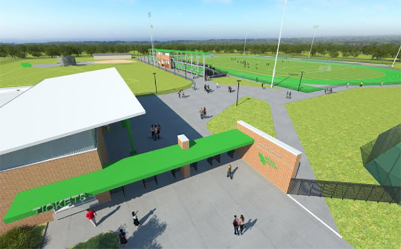 University is Building Athletic Stadium
