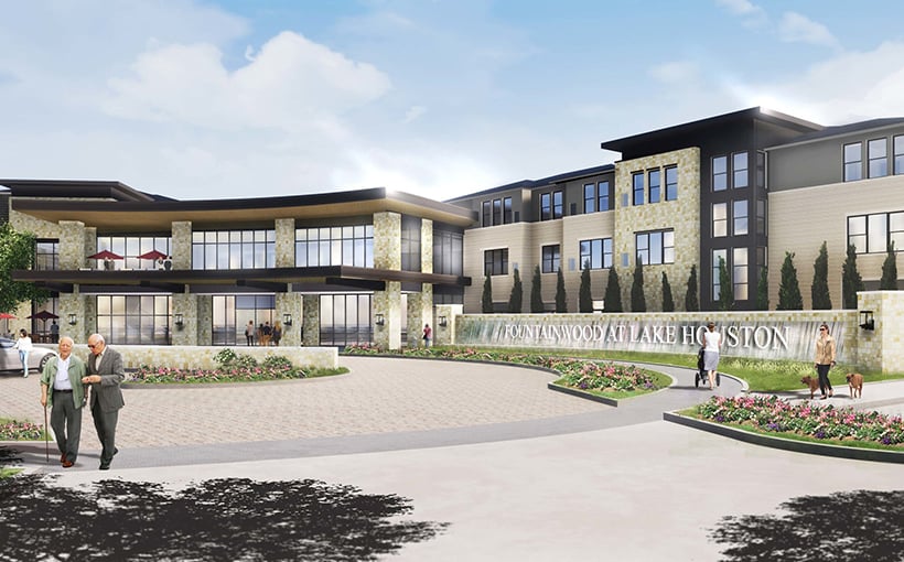 Construction Launches on Fountainwood at Lake Houston