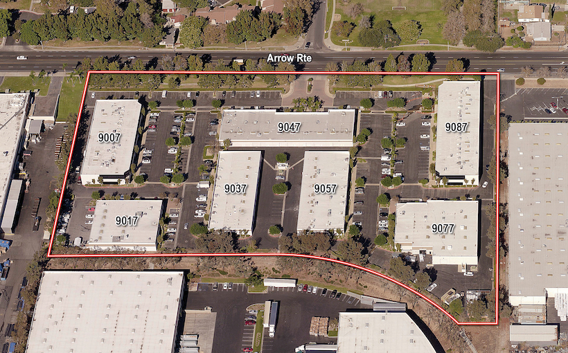 9007-9087 Arrow Rte, Rancho Cucamonga Oblique North