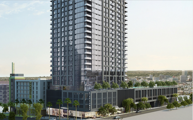 Bascom, Realm Snag Downtown Los Angeles Site, Plan 36-Story, 422-Unit MXU Tower