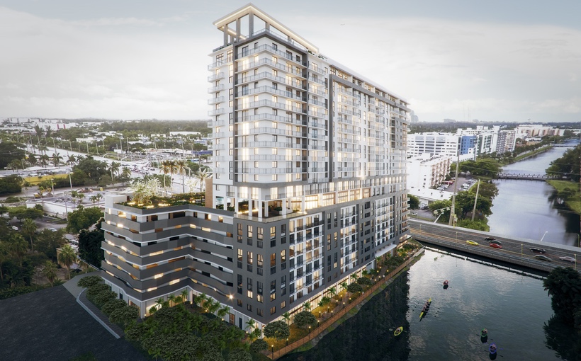 Florida Soleste NoMi Beach rendering the estate companies