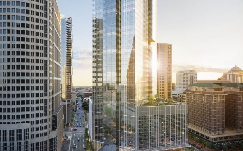 Texas Tower Tops Out Ahead of Schedule