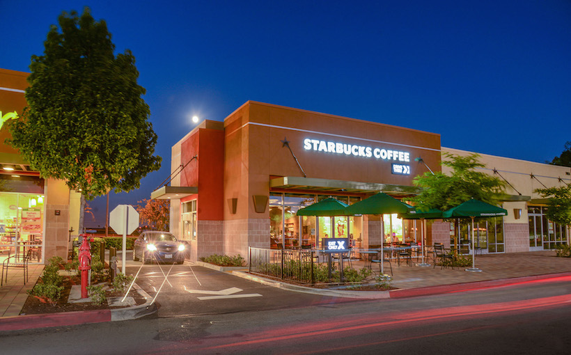 Starbucks-Anchored Sale Sets Two Records