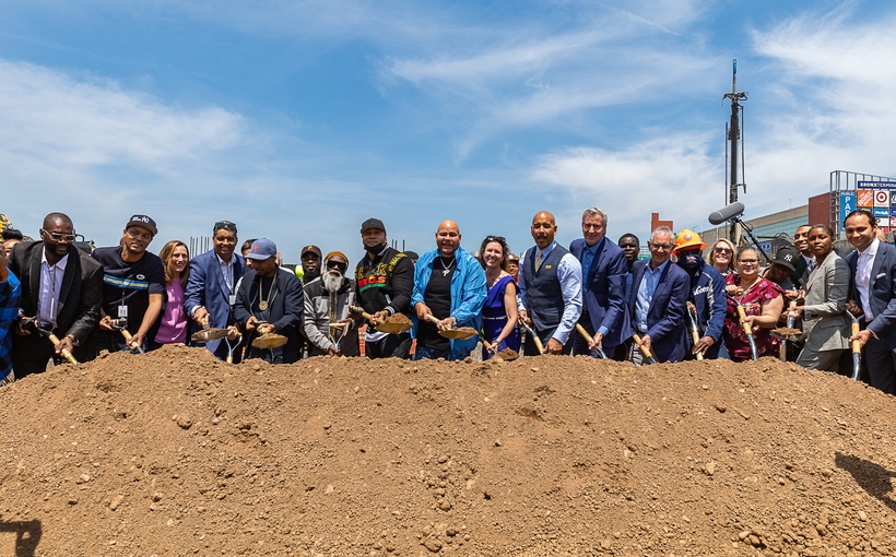 New York Bronx Point groundbreaking
