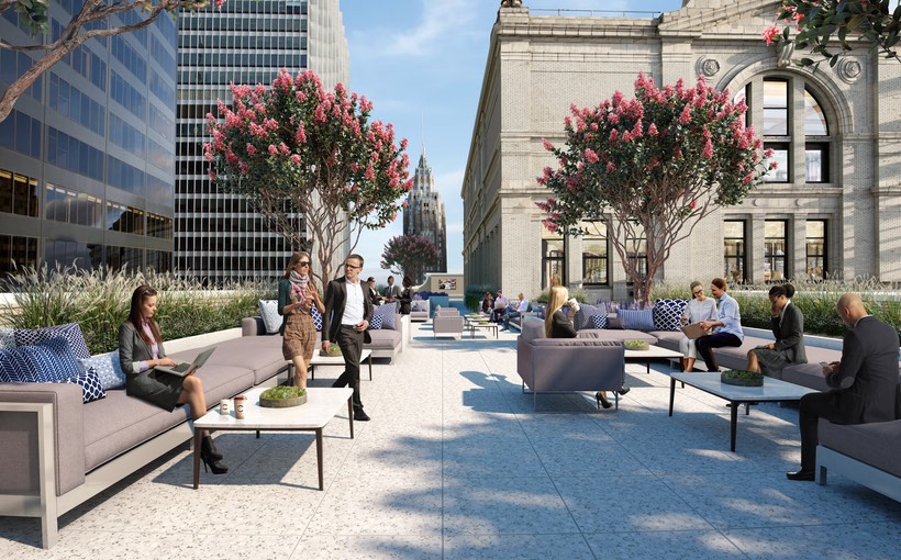 Manhattan’s Hot New Office Amenity: Outdoor Space