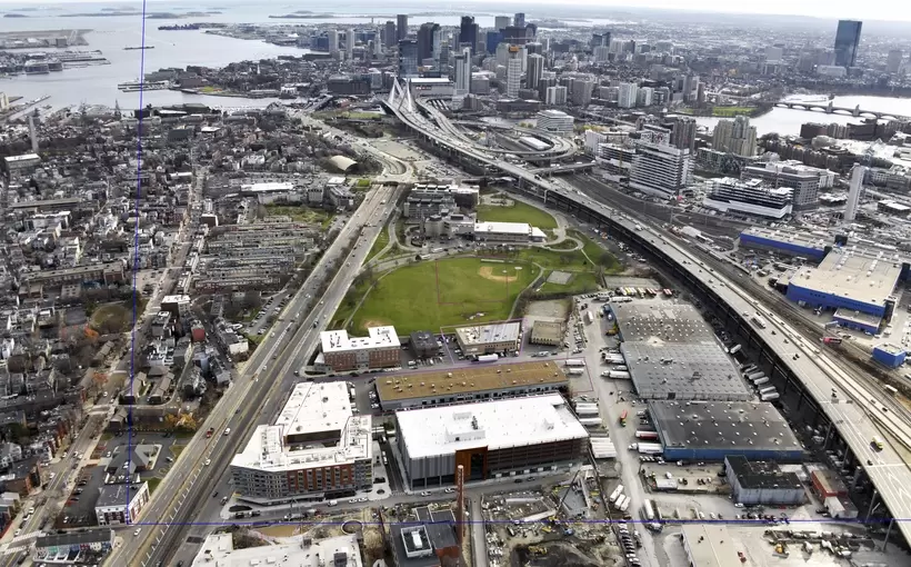 Industrial Area in Boston