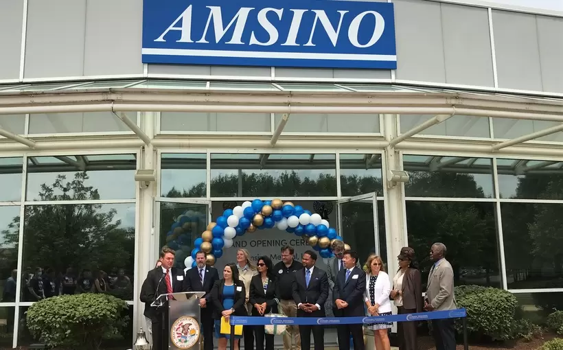 Chicago Amsino Ribbon Cutting Aurora IL