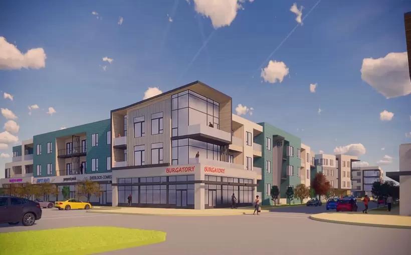 Chicago Belle Oaks Marketplace rendering Richmond Heights OH DealPoint Merrill