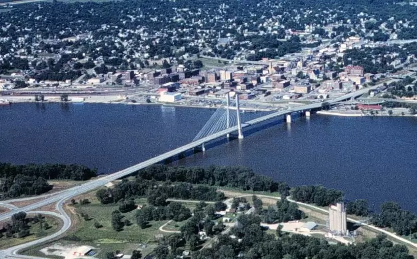 Chicago Great River Bridge Burlington Iowa