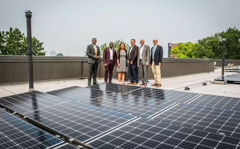 New York Eastchester Heights solar installation Taconic Partners Clarion Partners