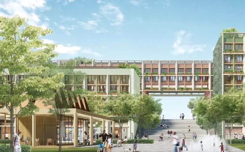 New York Kingsboro Pyschiatric Hopsital redevelopment rendering