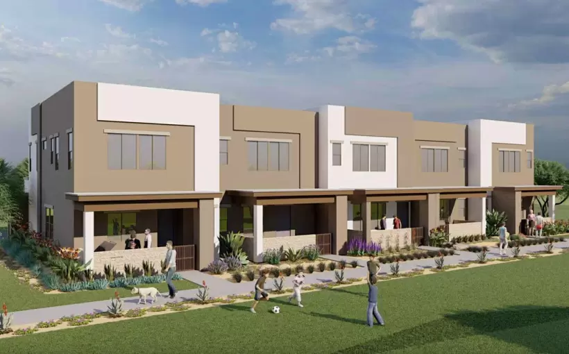 PHX 1 Town 5-Plex Townhome Rendering Surpirse AZ