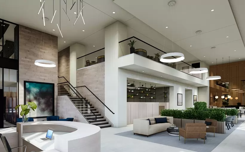 270 Hennepin apartments lounge Minneapolis
