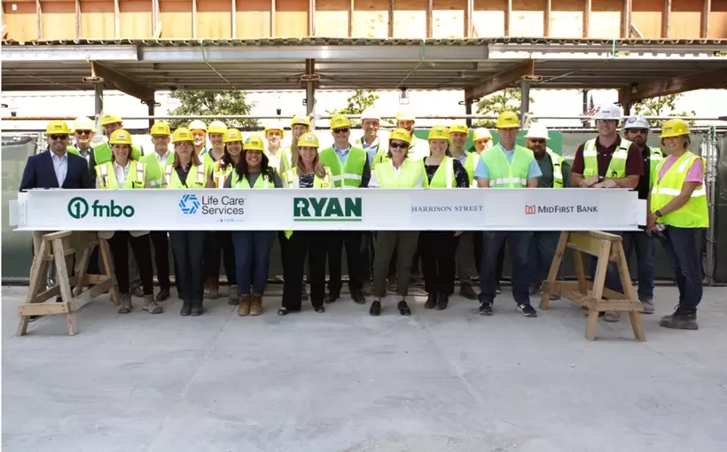 Clarendale Six Corners Topping Off Chicago Ryan Companies