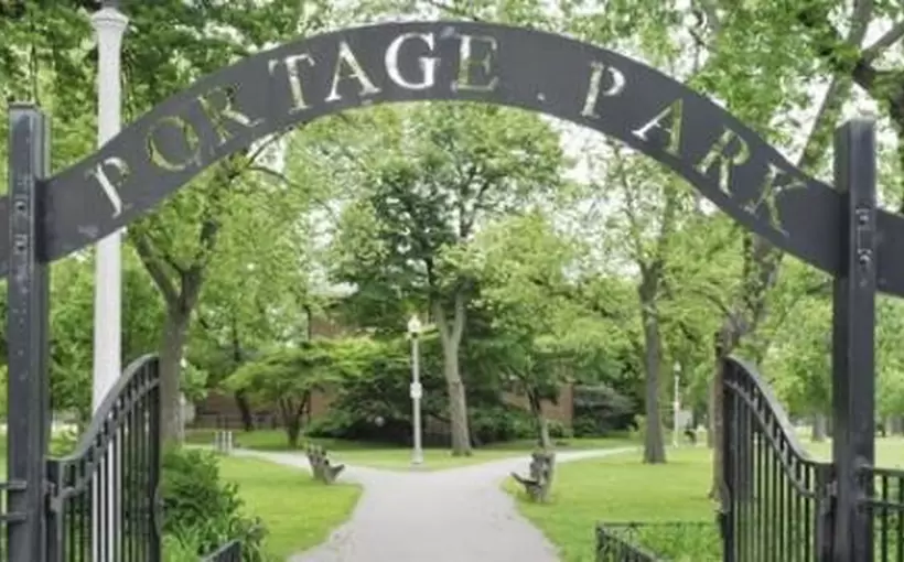 Chicago Portage Park entrance