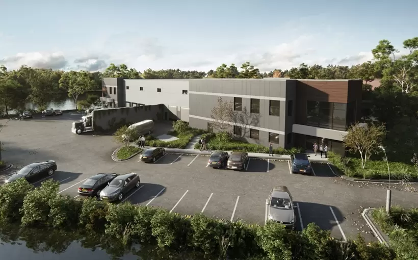 Premier Design + Build corporate HQ rendering Buffalo Grove IL