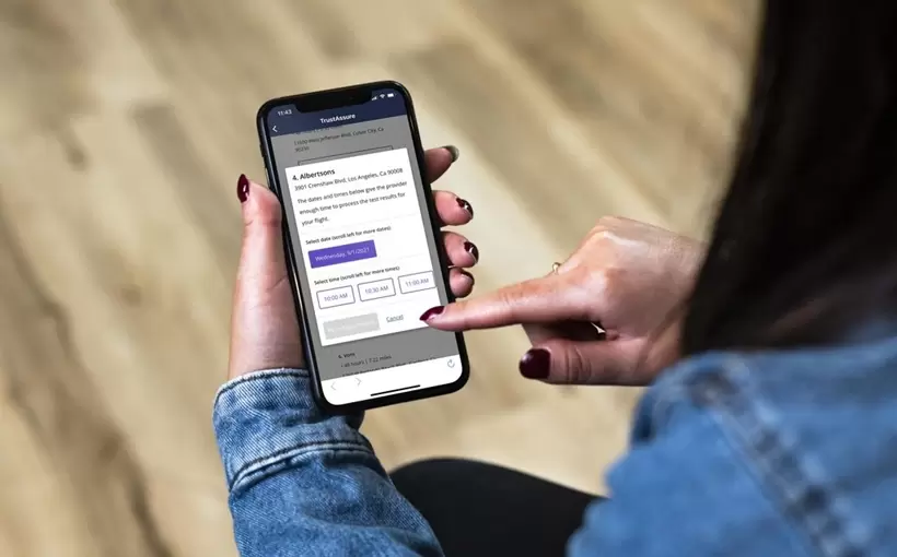 United Airlines Travel Ready Center app