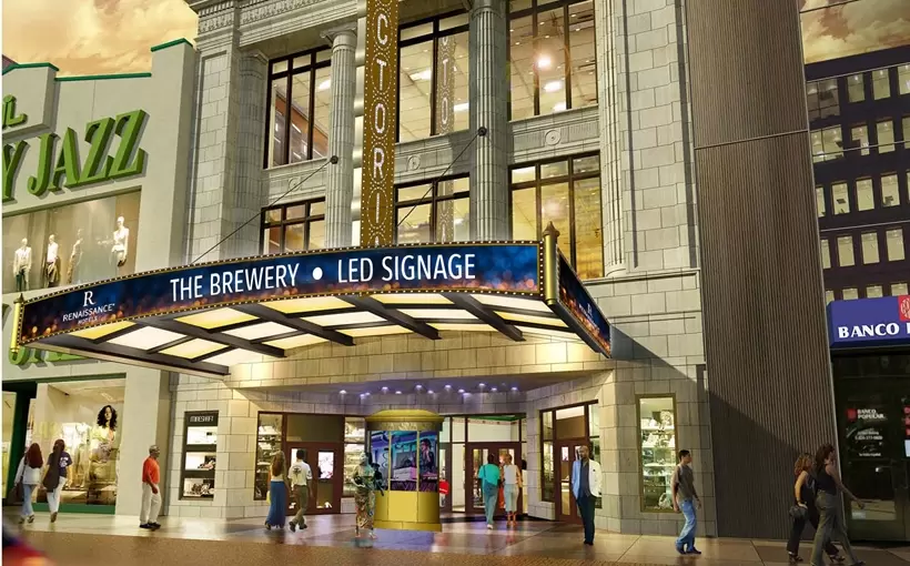 Rendering of new Apollo Theater 223 West 125th Street Harlem