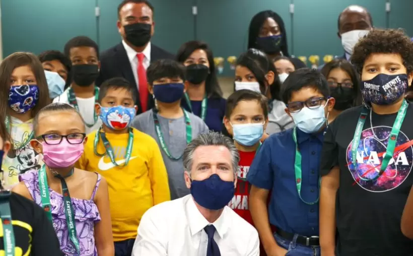 Gavin Newsom and Students