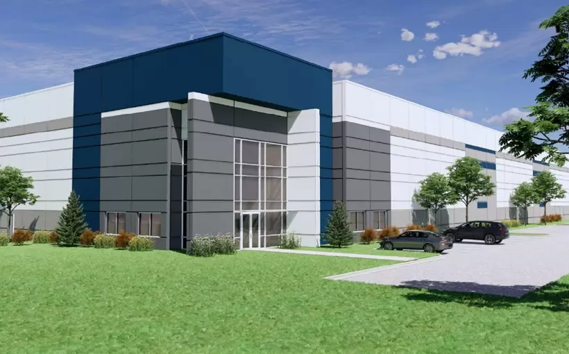 950 Ice Cream Dr. North Aurora IL warehouse rendering PCCP TDC