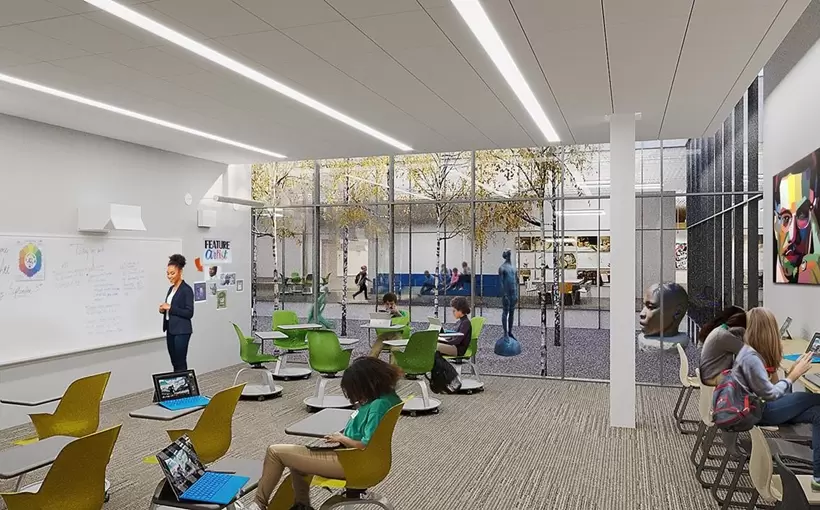 Art in Motion charter school Rendering South Shore Chicago