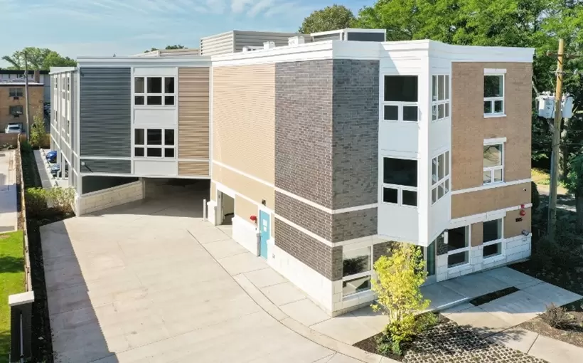 Cleland Place affordable housing Wilmette IL Skender