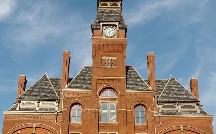 Pullman National Monument clock tower Chicago