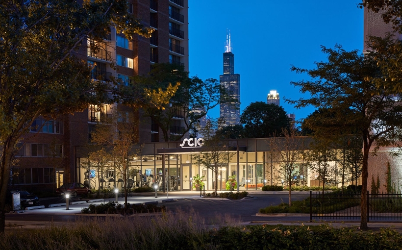 Scio at the Medical District apartments Chicago exterior