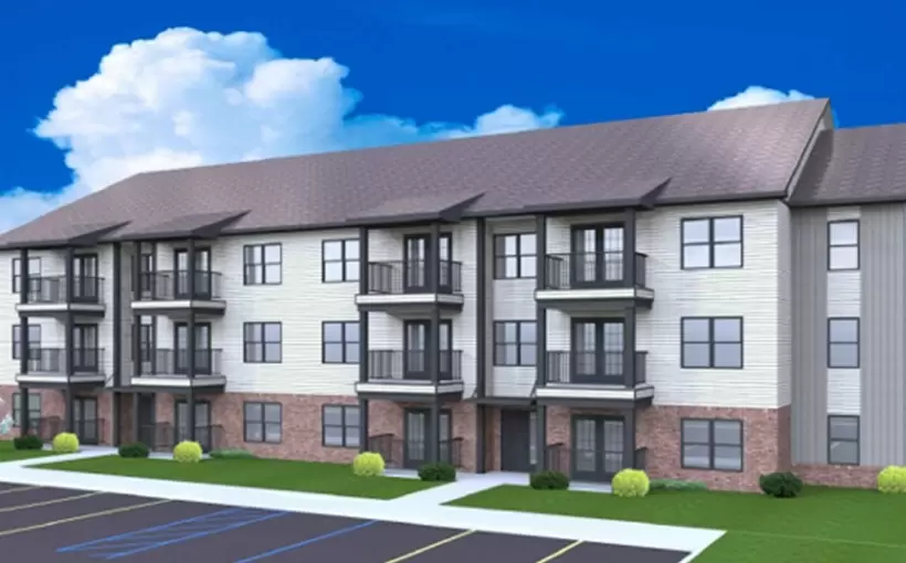 Union at the Loop apartments rendering Lawrence KS
