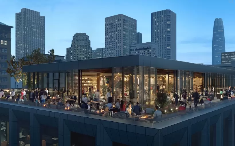 Chotto Matte rooftop dining at 100 Stockton