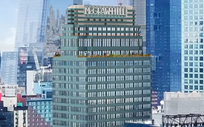 330 W 42nd St. rendering Resolution Real Estate Partners Manhattan office building