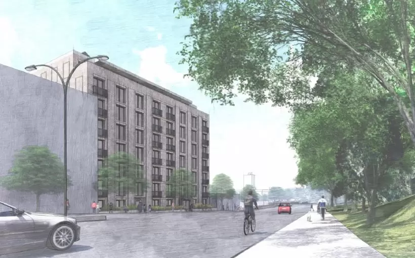 Anthony Avenue affordable housing rendering Bronx