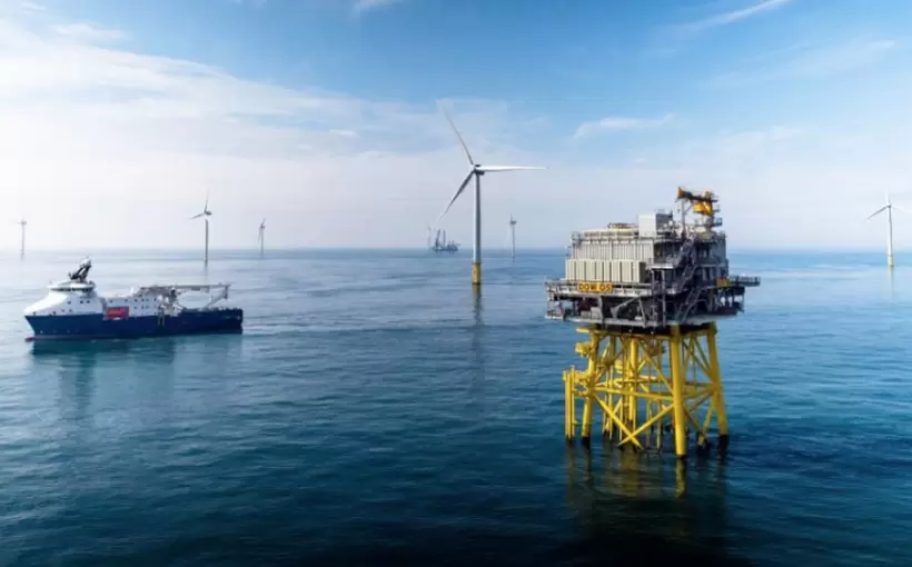 New York City Offshore Wind Vision plan rendering wind farms alternative energy