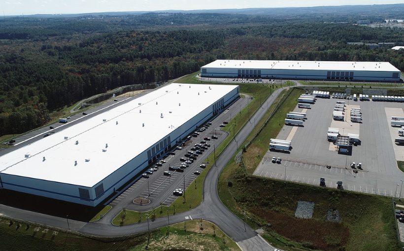 Industrial building on Bartlett Street in Northborough, MA