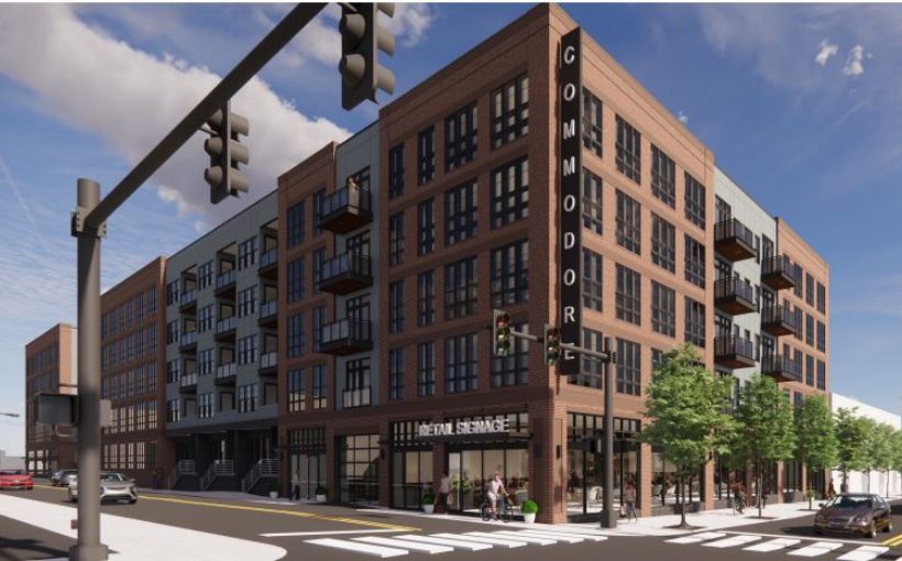 Rendering of Commodore Apartments in Richmond, VA
