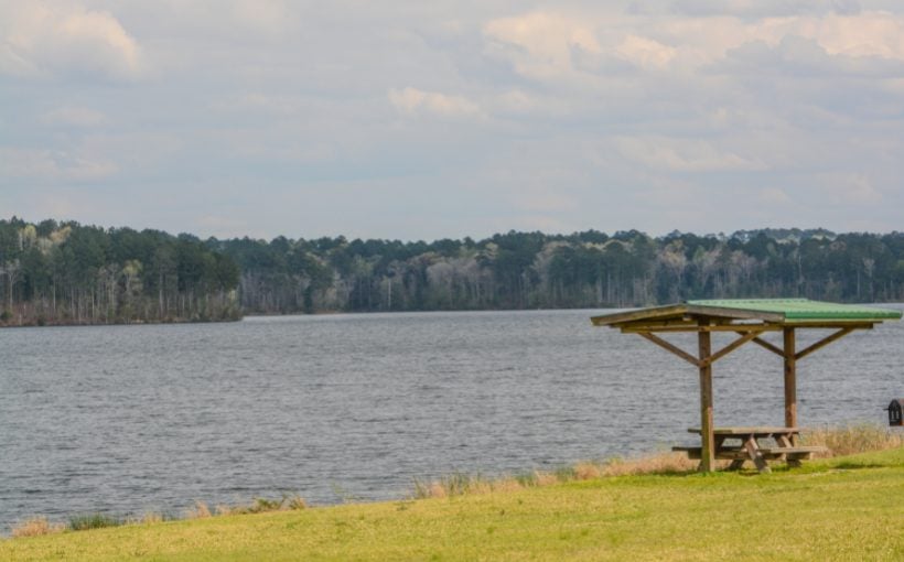 Lake Okhissa in Homochitto National Forest, Meadville, MS