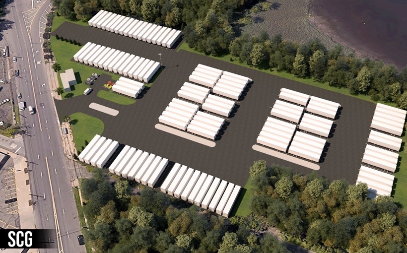 2577 Forest Ave. Staten Island outdoor storage rendering
