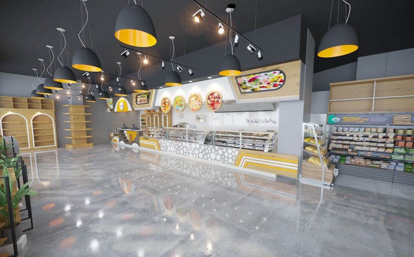 4545 Center Blvd retail rendering Long Island City TF Cornerstone