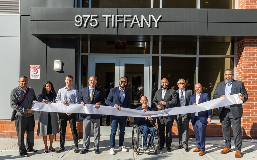 975 Tiffany Ribbon Cutting Bronx affordable apartments