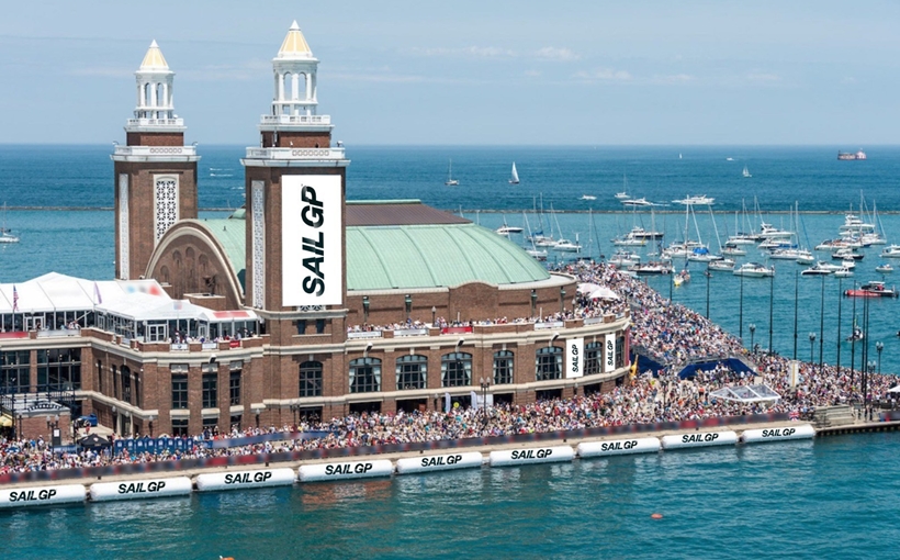 U.S. Sail Grand Prix Navy Pier rendering Chicago