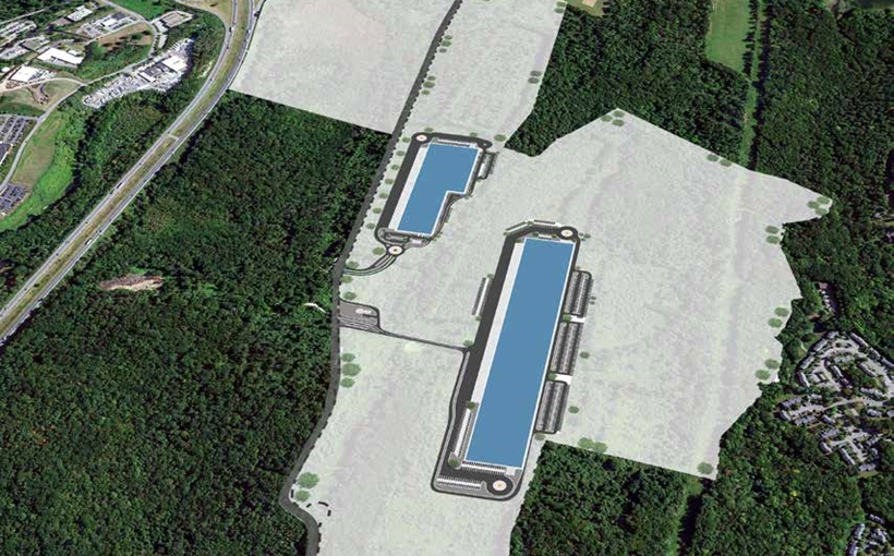 Brewster Distribution Center sitre plan rendering Brewster NY Cushman & Wakefield