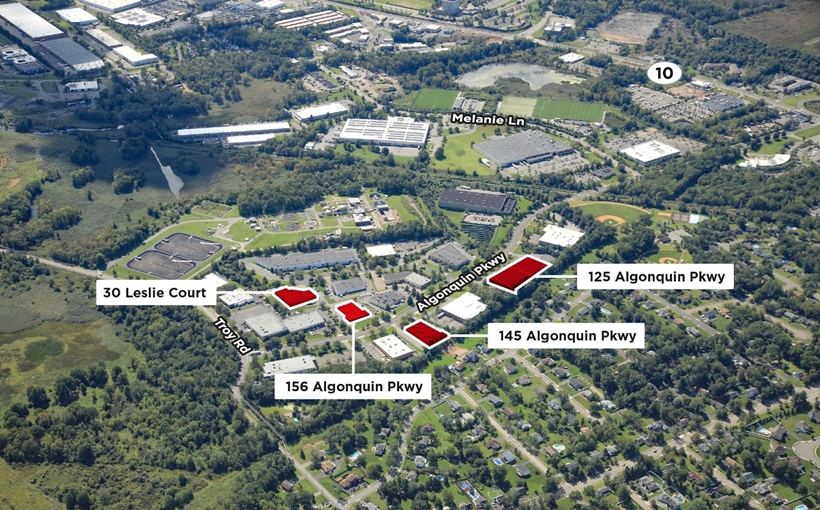 JLL Whippany industrial portfolio Kushner Companies aerial